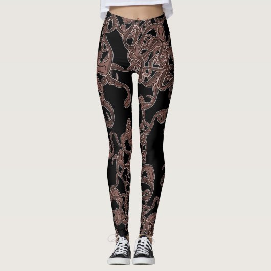 Giftige elegantie leggings (Voorkant)