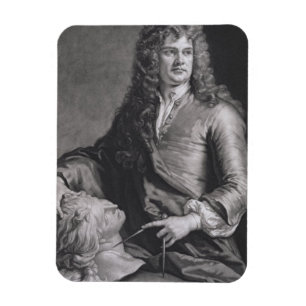 Giftige Gibbons (1648-1721) (litho) Magneet