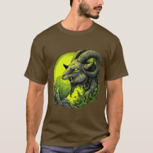 Giftige Groene Duivel Geit T-Shirt