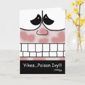 Giftige klimop uitslag kaart (Gele Bloem)