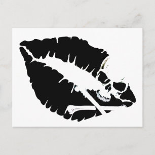 giftige lippen briefkaart