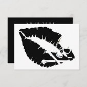 giftige lippen kaart (Voorkant / Achterkant)