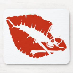 giftige lippen muismat