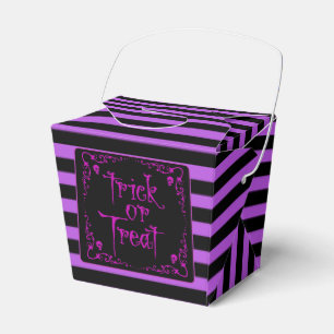 Giftige Paarse Trick or Treat Bedankdoosjes