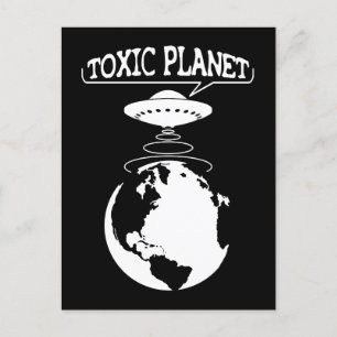 giftige planeet Milieubescherming Briefkaart