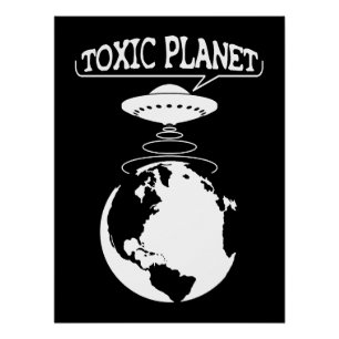 giftige planeet Milieubescherming Perfect Poster