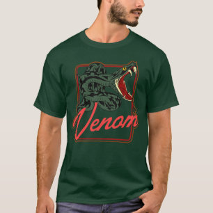 giftige ratelslang neon t-shirt