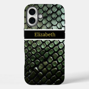 Giftige slangenhuidpatronen in de natuur iPhone 16 plus hoesje