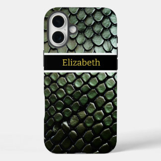 Giftige slangenhuidpatronen in de natuur iPhone 16 plus hoesje