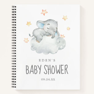 Giftlijst voor kleine Baby showers Notitieboek