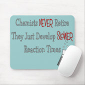 Gifts chemist in ruste muismat (Met muis)