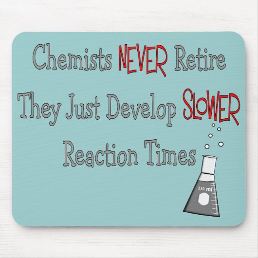 Gifts chemist in ruste muismat (Voorkant)