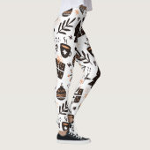 GIFTS CHRISTMAS TREES & ORNAMENS PATTERN MONOGRAM LEGGINGS (Rechts)