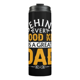 Gifts Dad Achter goed Kind zit een geweldige vad Thermosbeker