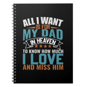 Gifts Dad Alles wat ik wil voor mijn vader Notitieboek