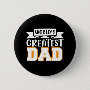 Gifts Dad De grootste vader ter wereld Ronde Button 5,7 Cm