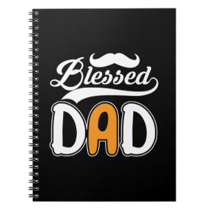 Gifts Dad Gezegende vader Notitieboek