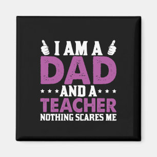Gifts Dad Ik ben vader en leraar Magneet