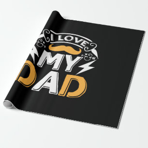 Gifts Dad Ik hou van mijn vader Cadeaupapier