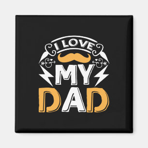 Gifts Dad   Ik hou van mijn vader Magneet