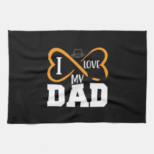 Gifts Dad   Ik hou van mijn vader Theedoek
