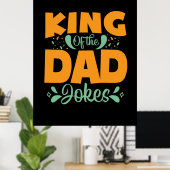 Gifts Dad | Koning van de vader Poster (Thuiskantoor)