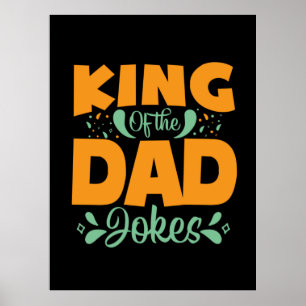 Gifts Dad Koning van de vader Poster