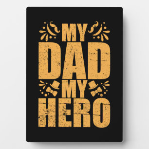 Gifts Dad Mijn vader Mijn Hero Fotoplaat