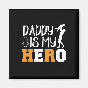 Gifts Dad Papa is mijn Hero Magneet