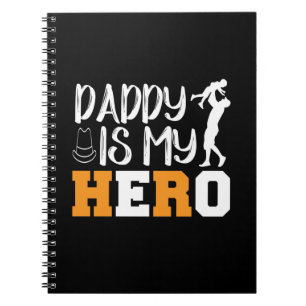 Gifts Dad Papa is mijn Hero Notitieboek
