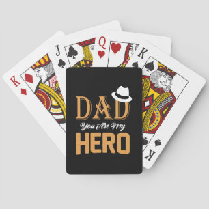 Gifts Dad Papa Je bent mijn helo Pokerkaarten