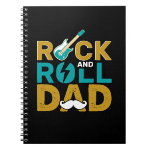 Gifts Dad Rock- en Rollpap Notitieboek