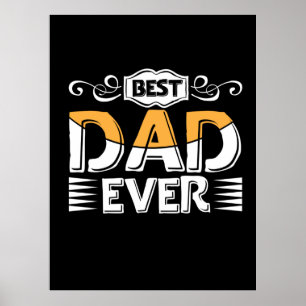 Gifts Father Beste vader ooit Poster