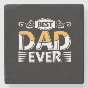 Gifts Father Beste vader ooit Stenen Onderzetter