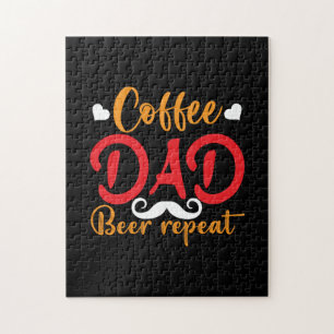 Gifts Father Koffie paps herhalen Legpuzzel