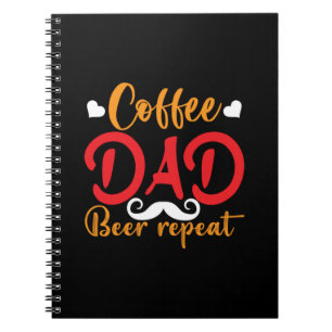 Gifts Father Koffie paps herhalen Notitieboek