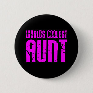 Gifts for Cool Aunts : Roze werelden de oudste tan Ronde Button 5,7 Cm