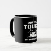 Gifts for Drummer Funny Drum lovers Mok (Voorkant links)