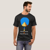 Gifts for Engineers - Funny Pyramid Pie Chart Stat T-shirt (Voorkant volledig)