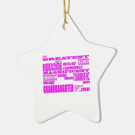 Gifts for Granddaughters : Grootdochter Keramisch Ornament (Links)