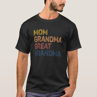 Gifts for Grandma from Grandkidkids Mom Grandma Gr T-shirt