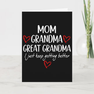 Gifts For Grandma From Grandkids Mom Grandma Great Kaart