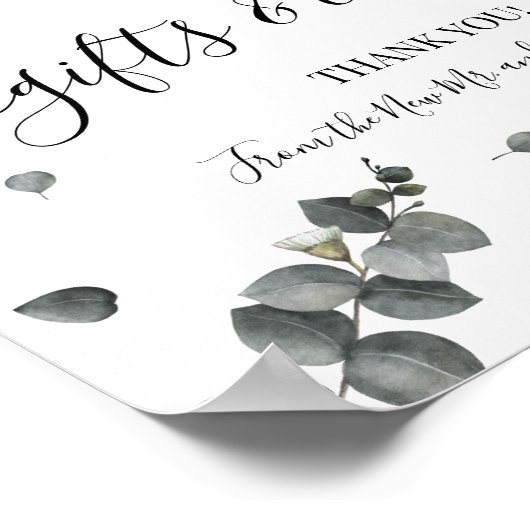 Gifts & Kaarten Weddenschap Greenery Eucalyptus Si Poster (Hoek)
