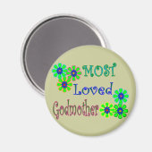Gifts "Meest geliefde Godmoeder" Magneet (Voorkant / Achterkant)