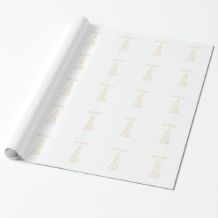 Gifts of the Heilige Geest in 3D Kijk Golden Scrip Cadeaupapier