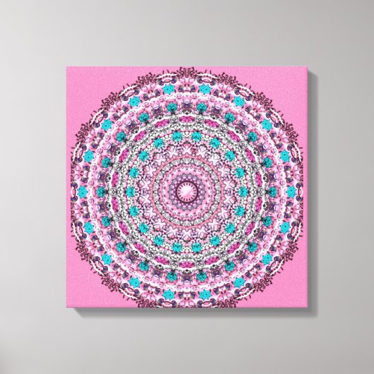 Gifts ROOS PINK Canvas Afdruk (Voorkant)