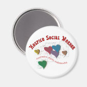Gifts sociale werker magneet (Voorkant / Achterkant)