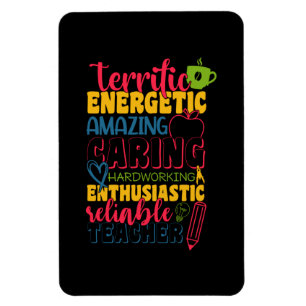 Gifts Teacher Amazing Caring Teacher Magneet