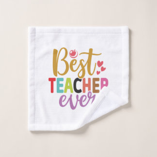 Gifts Teacher | Best Teacher Ever Washandje