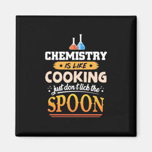 Gifts Teacher Chemie is als koken Magneet